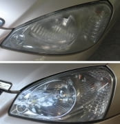 Headlight Restoration Before And After